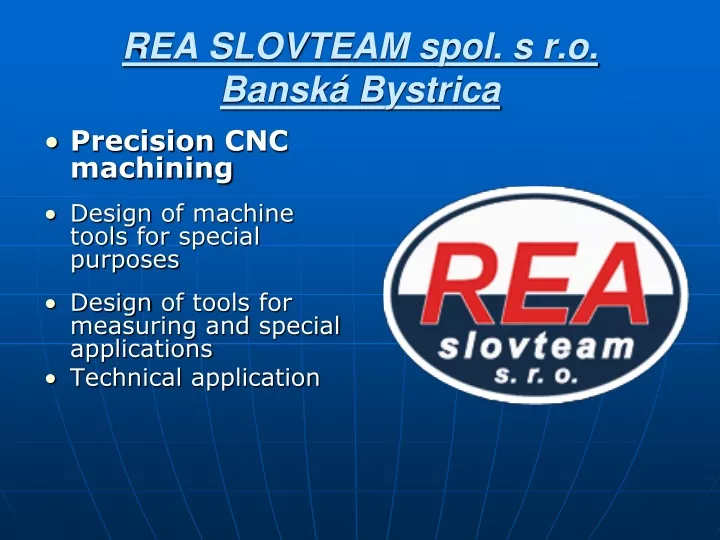 rea slovteam s pol s r o ban sk bystrica