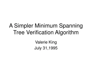 A Simpler Minimum Spanning Tree Verification Algorithm