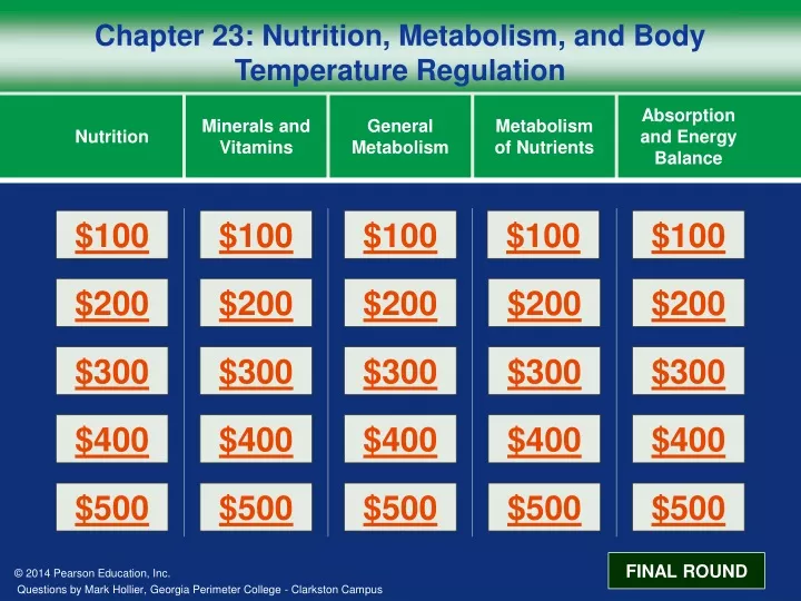 chapter 23 nutrition metabolism and body temperature regulation