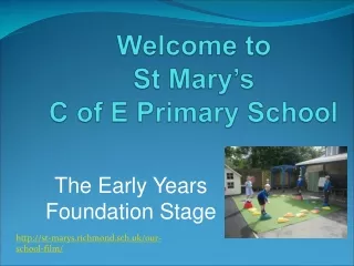 Welcome to  St Mary’s  C of E Primary School