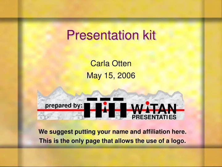 presentation kit