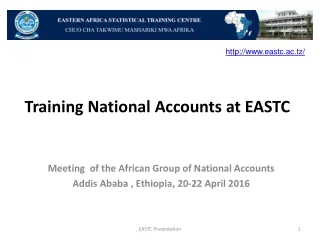 Training National Accounts at EASTC