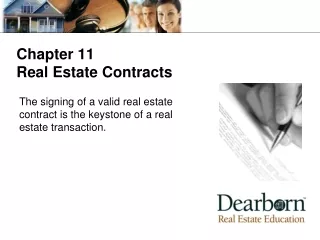 Chapter 11 Real Estate Contracts
