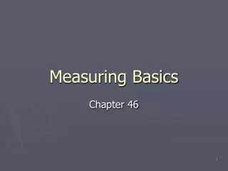 Measuring Basics