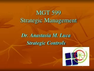 MGT 599 Strategic Management