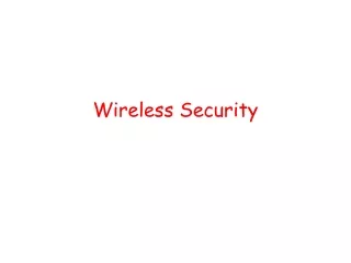 Wireless Security