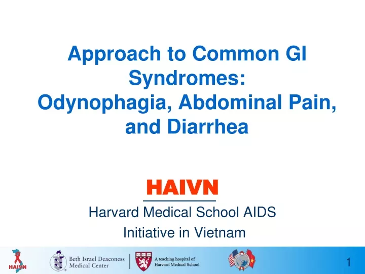 approach to common gi syndromes odynophagia abdominal pain and diarrhea