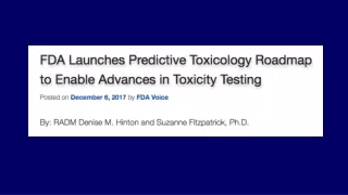 FDA Tox Working Group