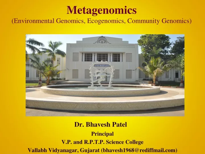 metagenomics environmental genomics ecogenomics community genomics
