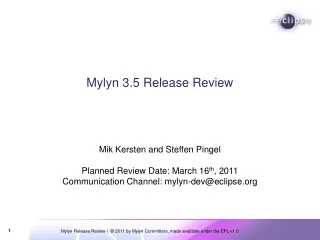 Mylyn 3.5 Release Review