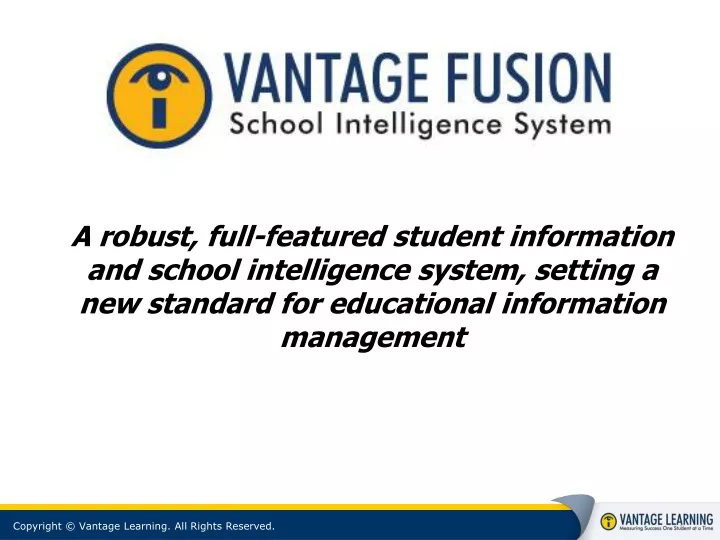 a robust full featured student information