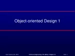 Object-oriented Design 1 - slide 1