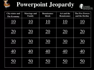 Powerpoint Jeopardy