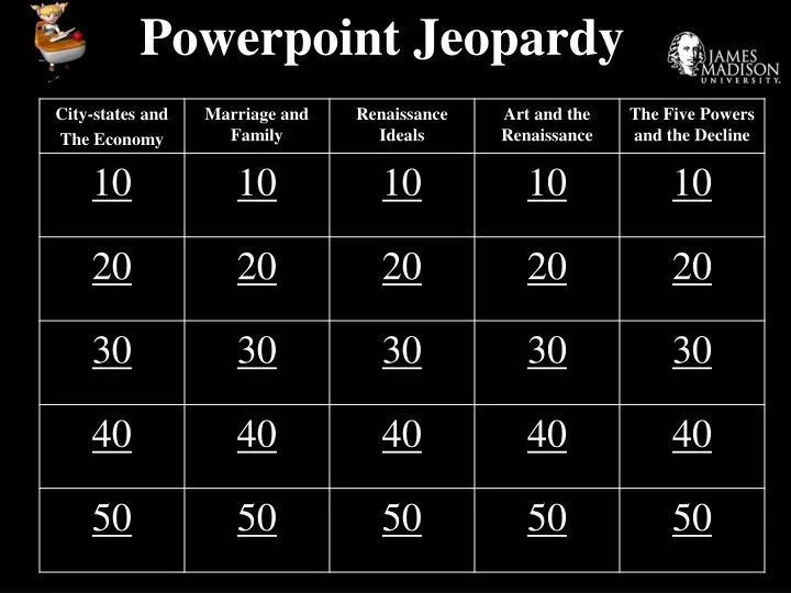 powerpoint jeopardy