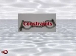 Constraints - slide 1