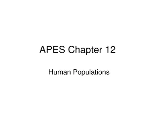 APES Chapter 12