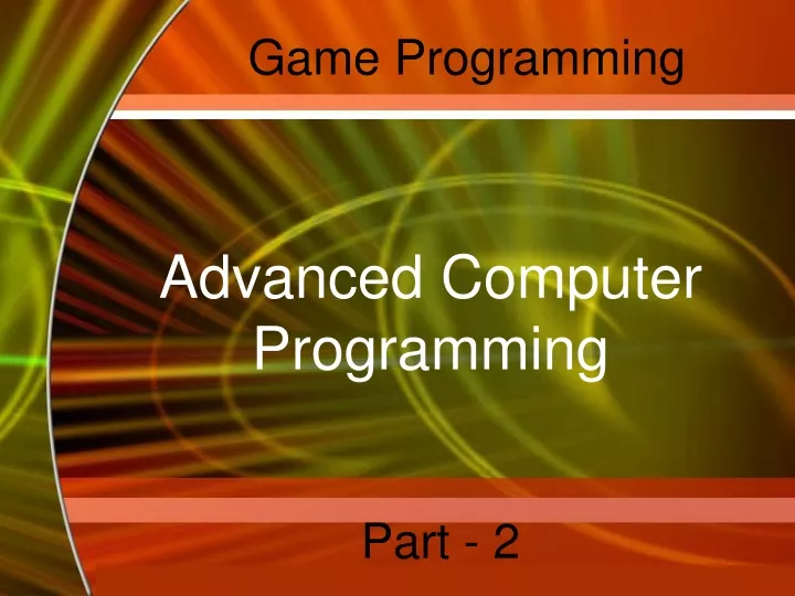 game programming