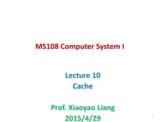 MS108 Computer System I