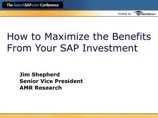 How to Maximize the Benefits From Your SAP Investment