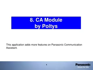 8. CA Module by Poltys