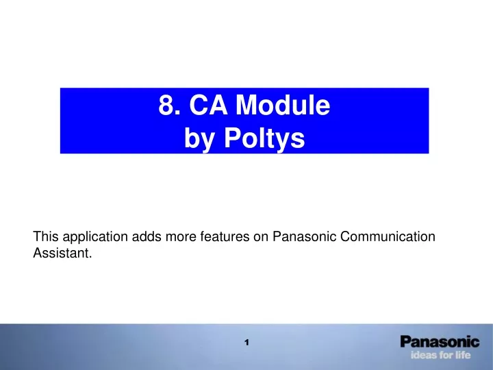 8 ca module by poltys
