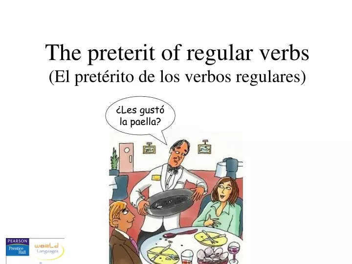 the preterit of regular verbs
