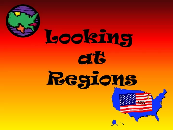 looking at regions