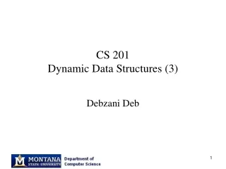 CS 201 Dynamic Data Structures (3)