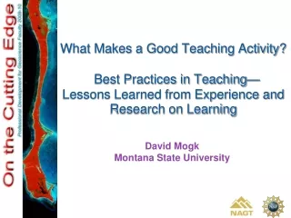 David Mogk                                                     Montana State University
