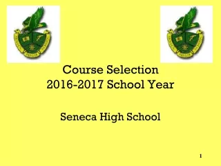 Course Selection  2016-2017 School Year