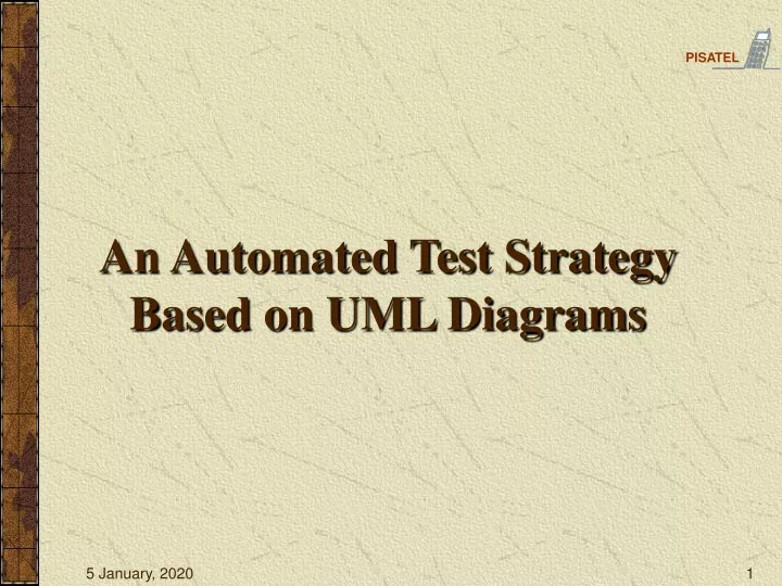 an automated test strategy based on uml diagrams