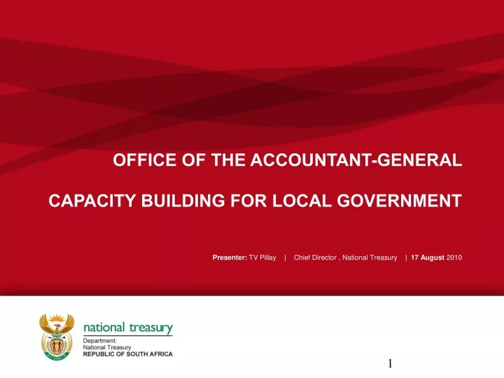 office of the accountant general capacity