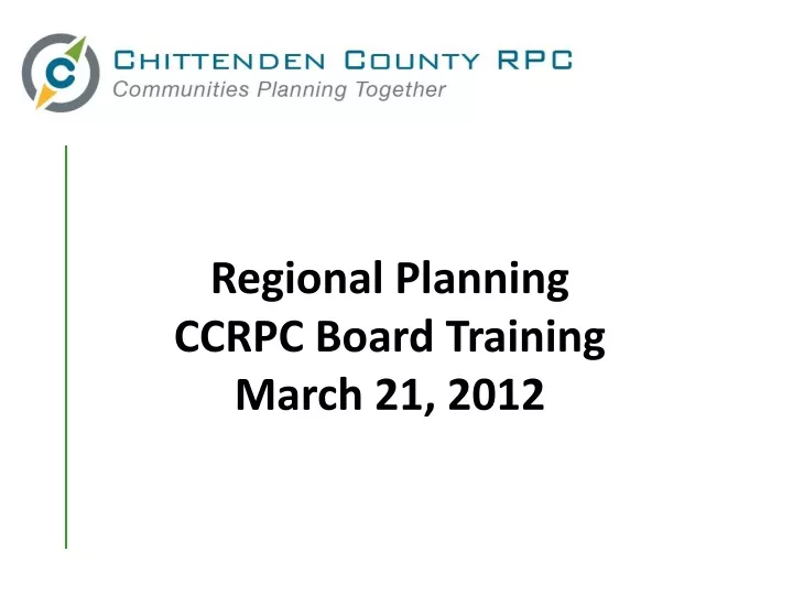 regional planning ccrpc board training march