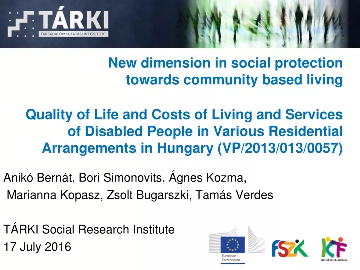 new dimension in social protection towards