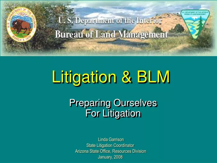 litigation blm