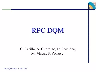 RPC DQM