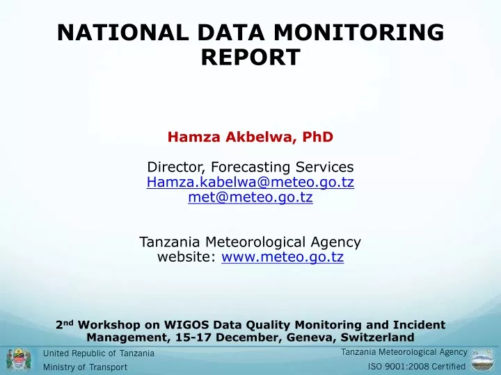 national data monitoring report hamza akbelwa