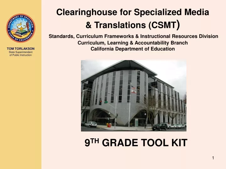 clearinghouse for specialized media translations