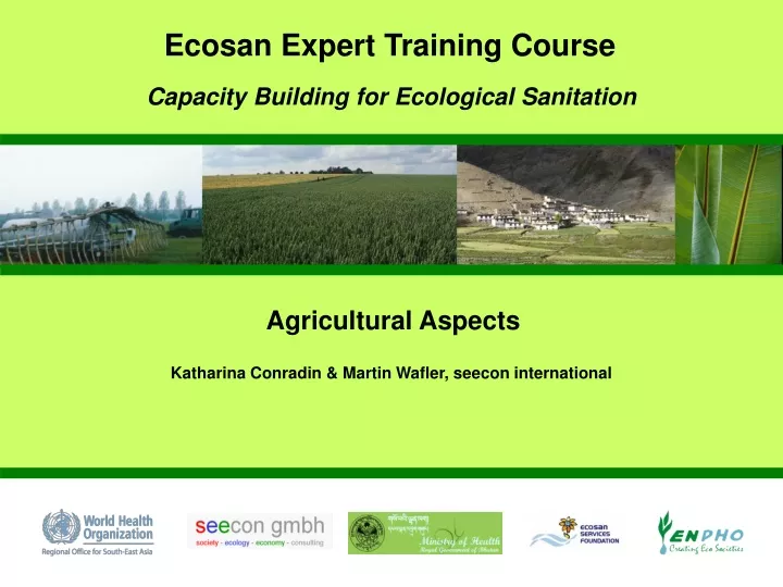 ecosan expert training course