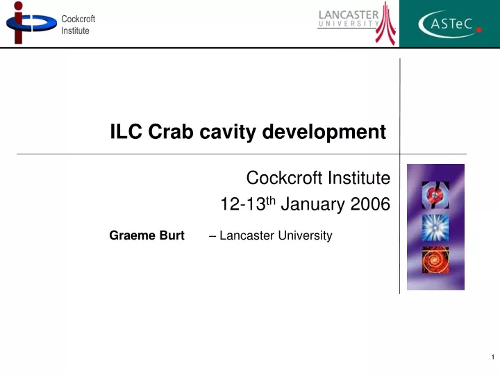 ilc crab cavity development