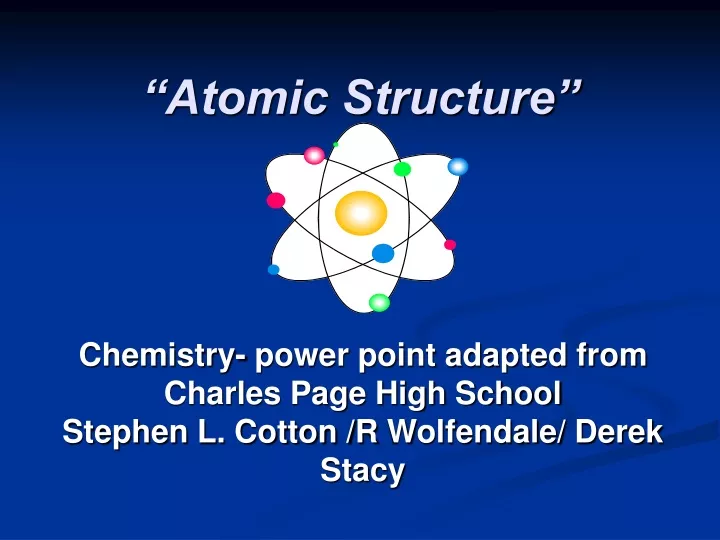 atomic structure