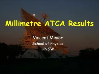 Millimetre ATCA Results