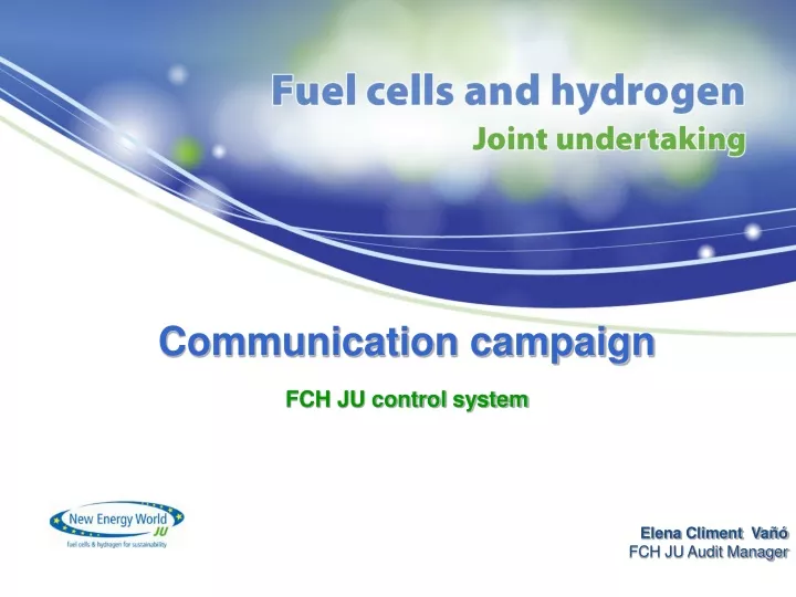 communication campaign fch ju control system