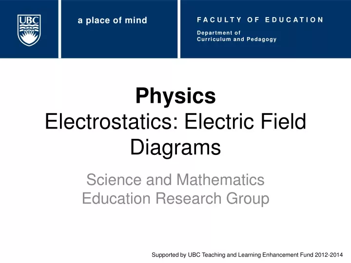 physics electrostatics electric field diagrams