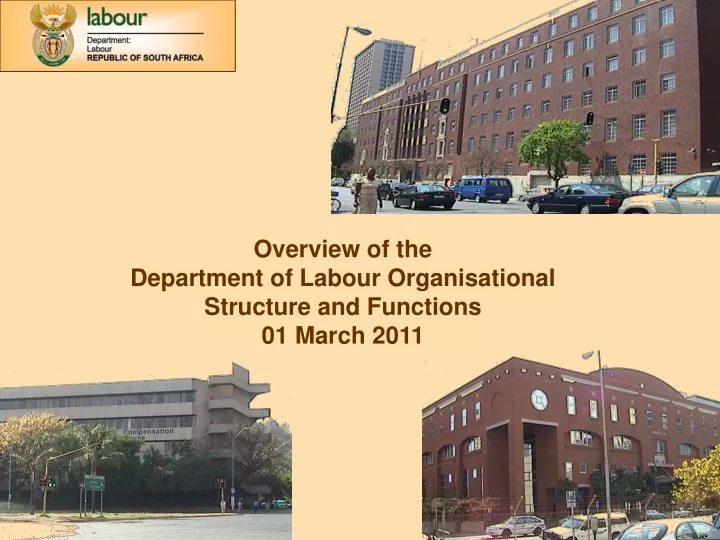 overview of the department of labour