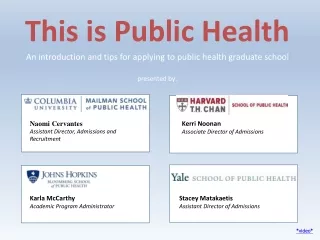 This is Public Health