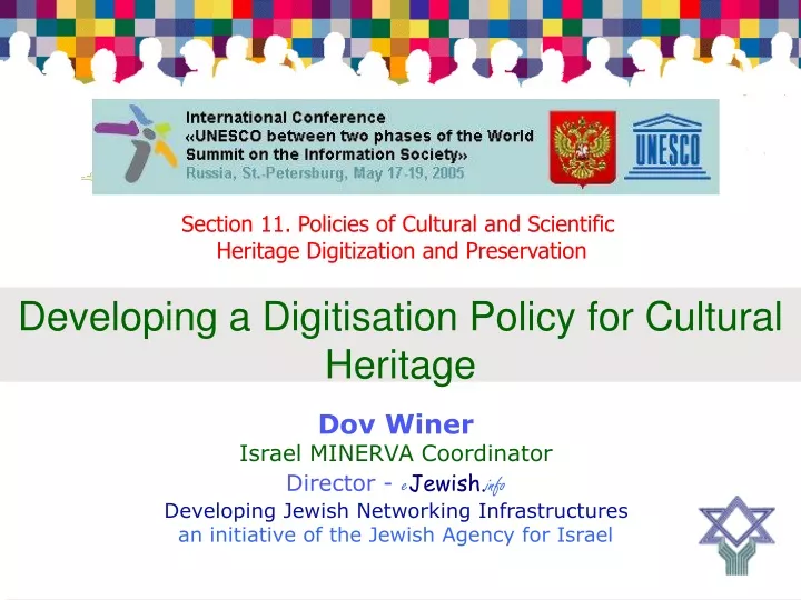developing a digitisation policy for cultural heritage