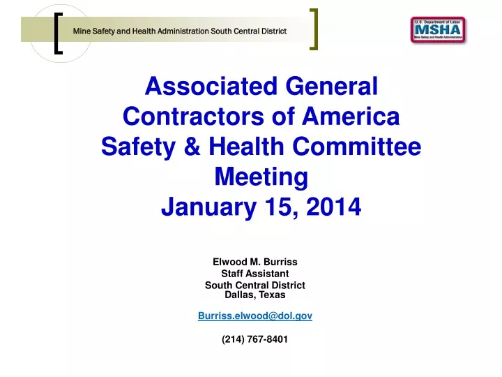 associated general contractors of america safety