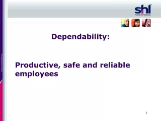 Dependability: