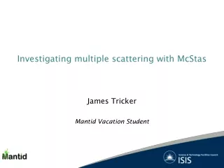 Investigating multiple scattering with McStas